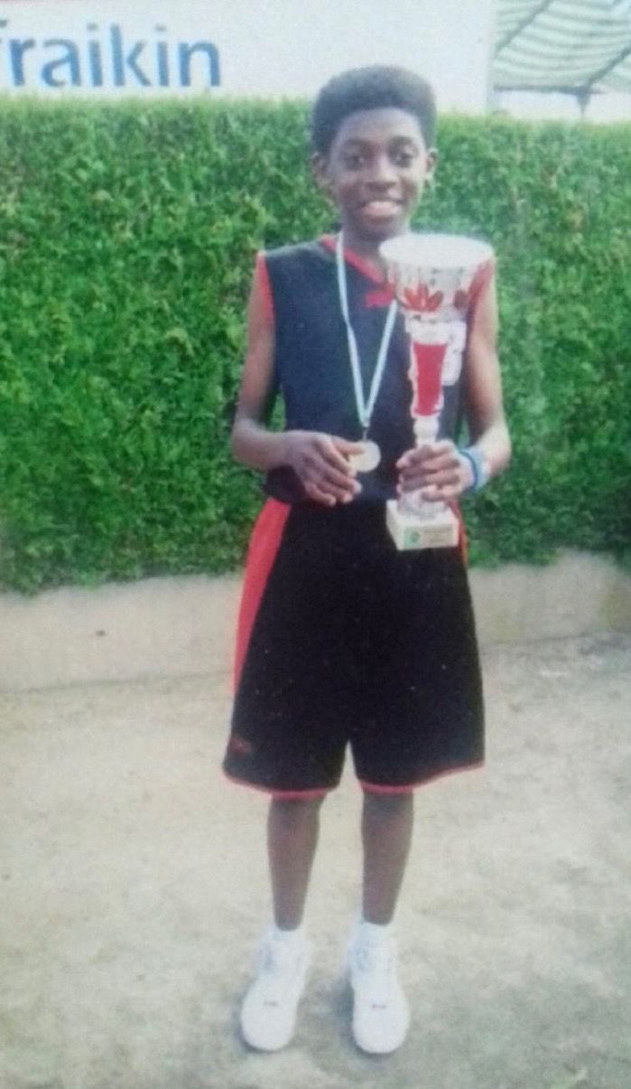 Mathieu Nzita enfant